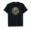 Moto Round Illustration T-Shirt - Custom Art Print Men Women - T-Shirt, Sweatshirt, Hoodie
