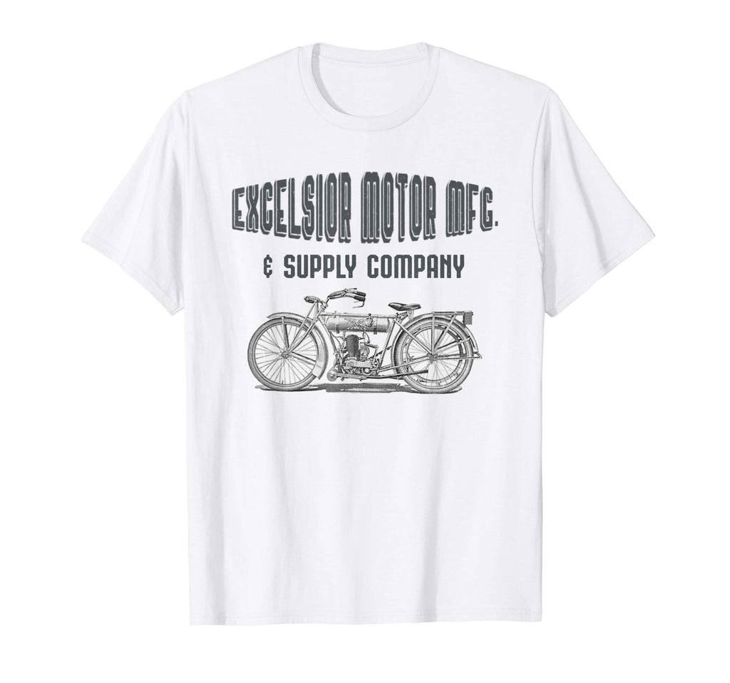 Motorbike Excelsior Motorcycle 1917 T-Shirt - Streetwear Style for Adults - T-Shirt, Sweatshirt, Hoodie