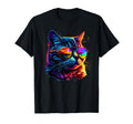 Synthwave Cat Vaporwave Cat T-Shirt - Streetwear Style for Adults - T-Shirt, Sweatshirt, Hoodie