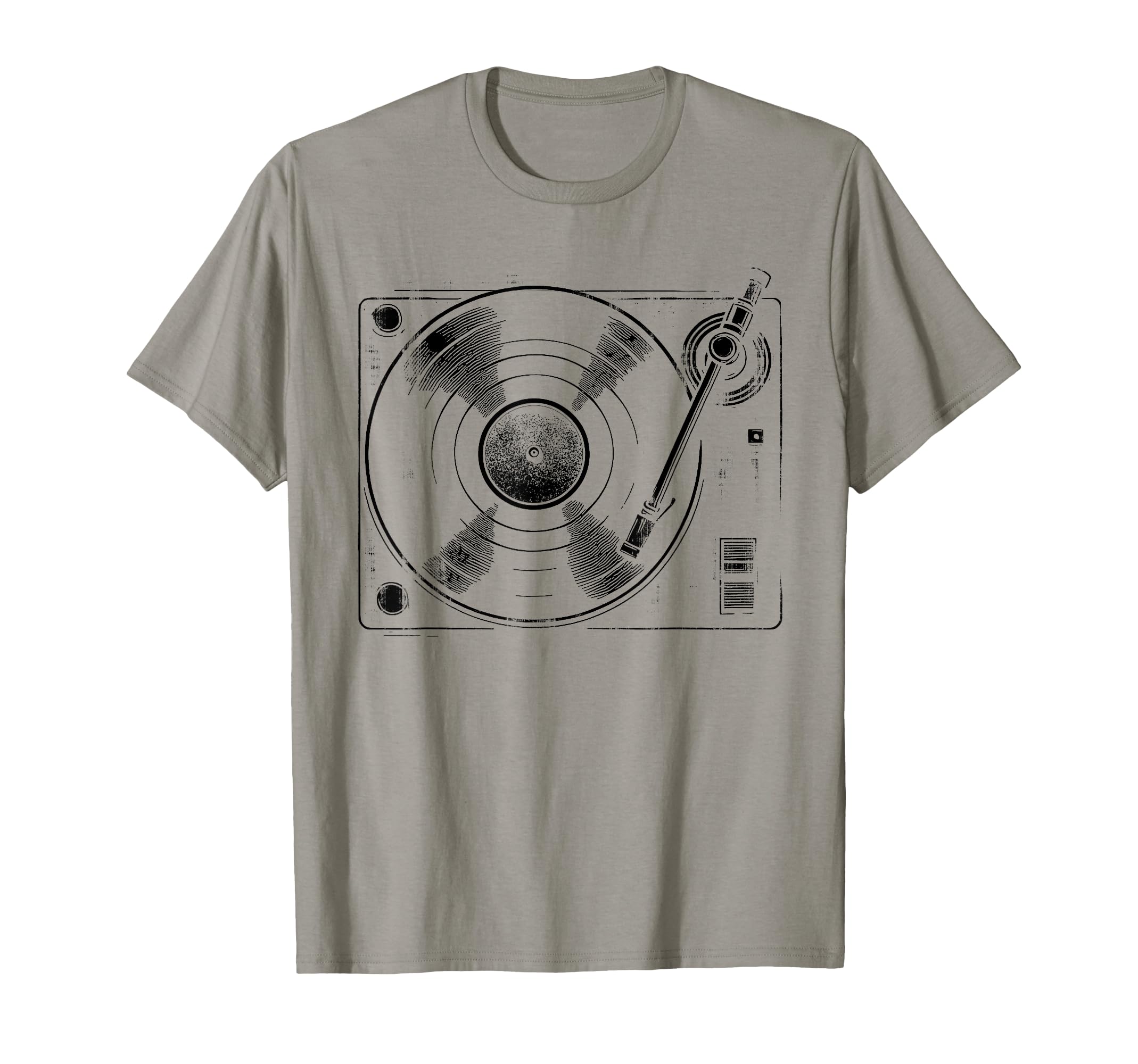 Turntable Audio Lp Vinyl Record Player T-Shirt - Minimalist Print Men Women - T-Shirt, Sweatshirt, Hoodie