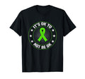Green Ribbon Ok To Not Be Ok T-Shirt - Casual Everyday Wear for Adults - T-Shirt, Sweatshirt, Hoodie