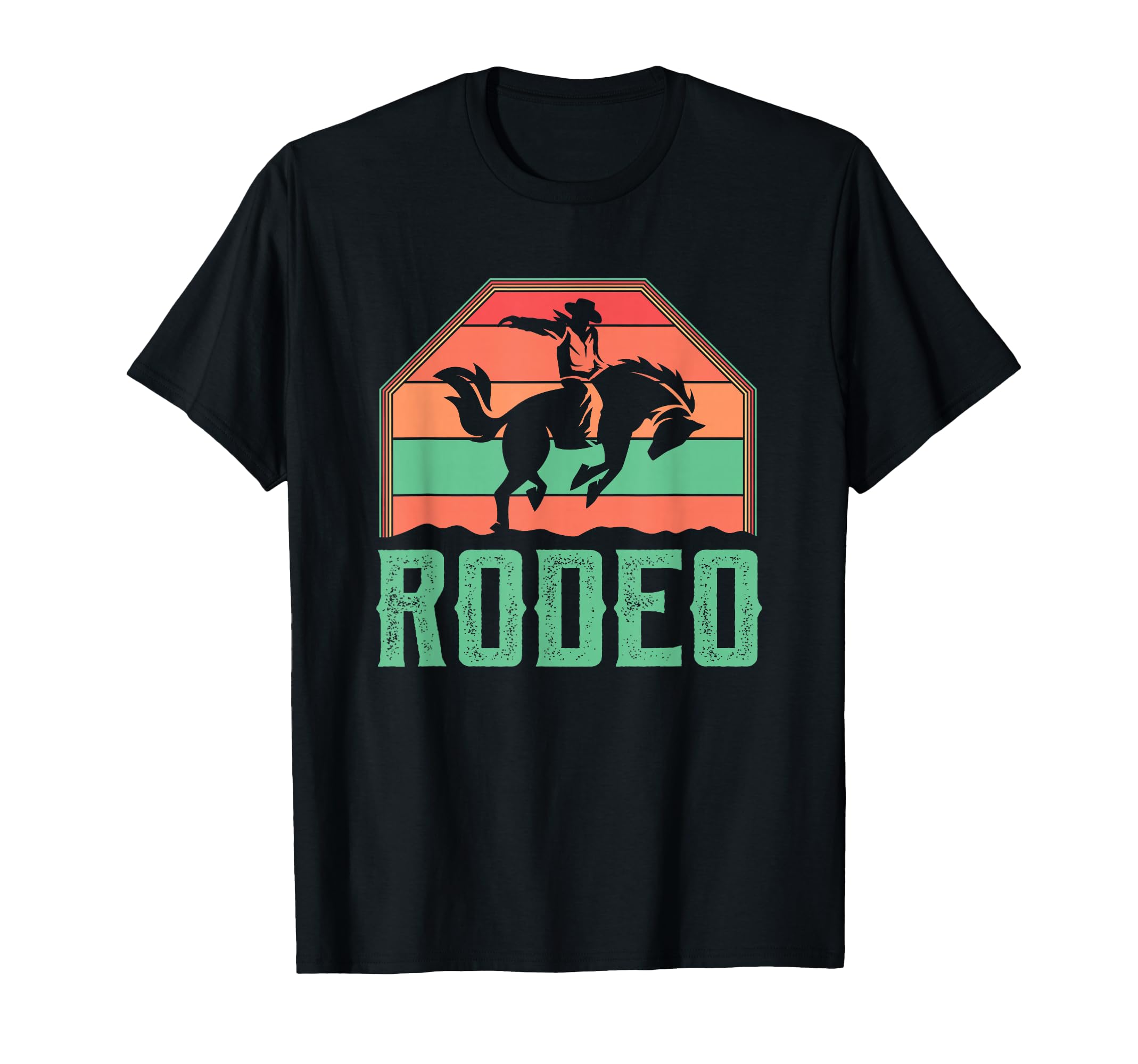 Western Horse Riding Rodeo Rider Cowboy T-Shirt - Graphic Print Unisex - T-Shirt, Sweatshirt, Hoodie