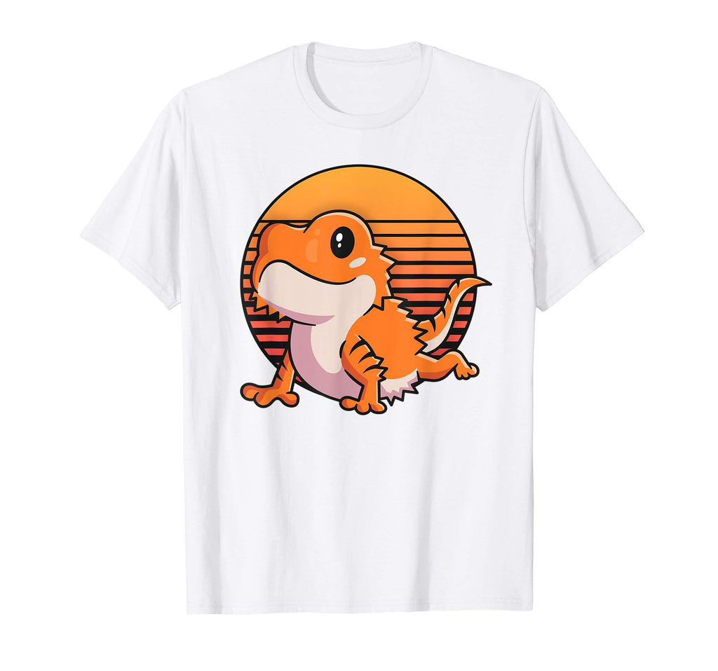 Bearded Dragon Sunset Reptile T-Shirt - Fun Novelty Design for Adults - T-Shirt, Sweatshirt, Hoodie