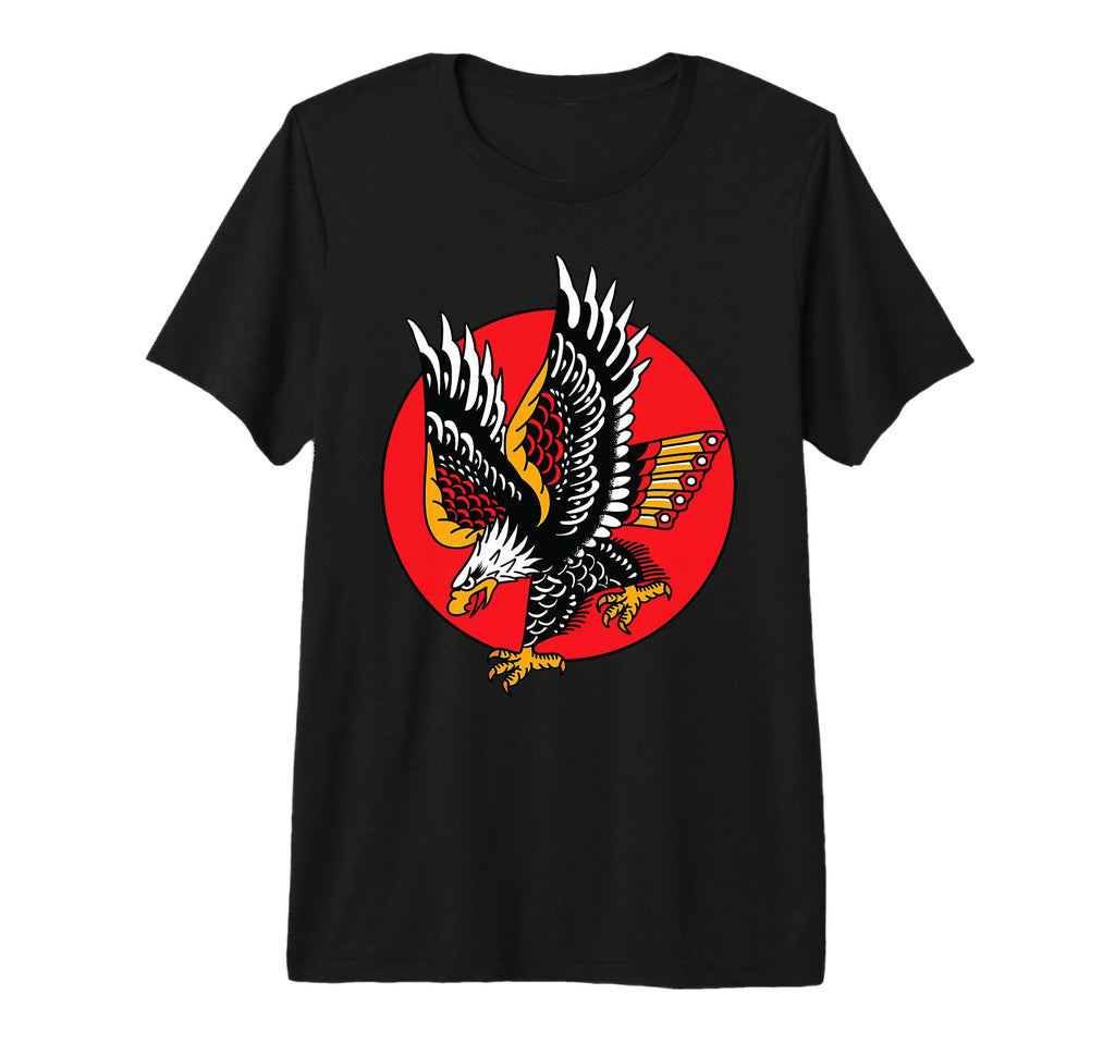 Eagle American Traditional Tattoo Ink Old T-Shirt - Unique Graphic Unisex - T-Shirt, Sweatshirt, Hoodie