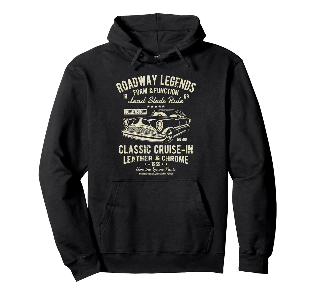 Automotive Nostalgia Car Cruise Hoodie - Casual Everyday Wear for Adults - T-Shirt, Sweatshirt, Hoodie