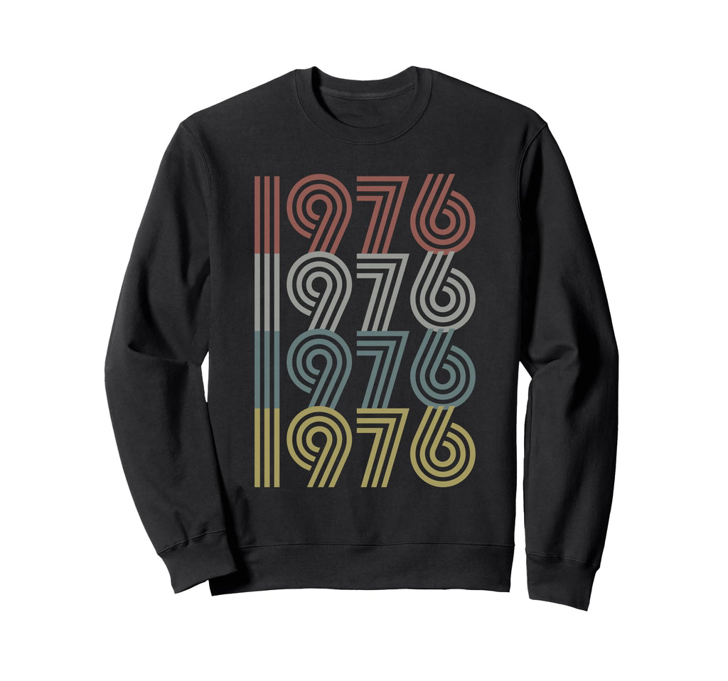 1976 Birth Year Milestone Birthday Sweatshirt - Minimalist Print for Adults - T-Shirt, Sweatshirt, Hoodie