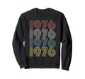 1976 Birth Year Milestone Birthday Sweatshirt - Minimalist Print for Adults - T-Shirt, Sweatshirt, Hoodie