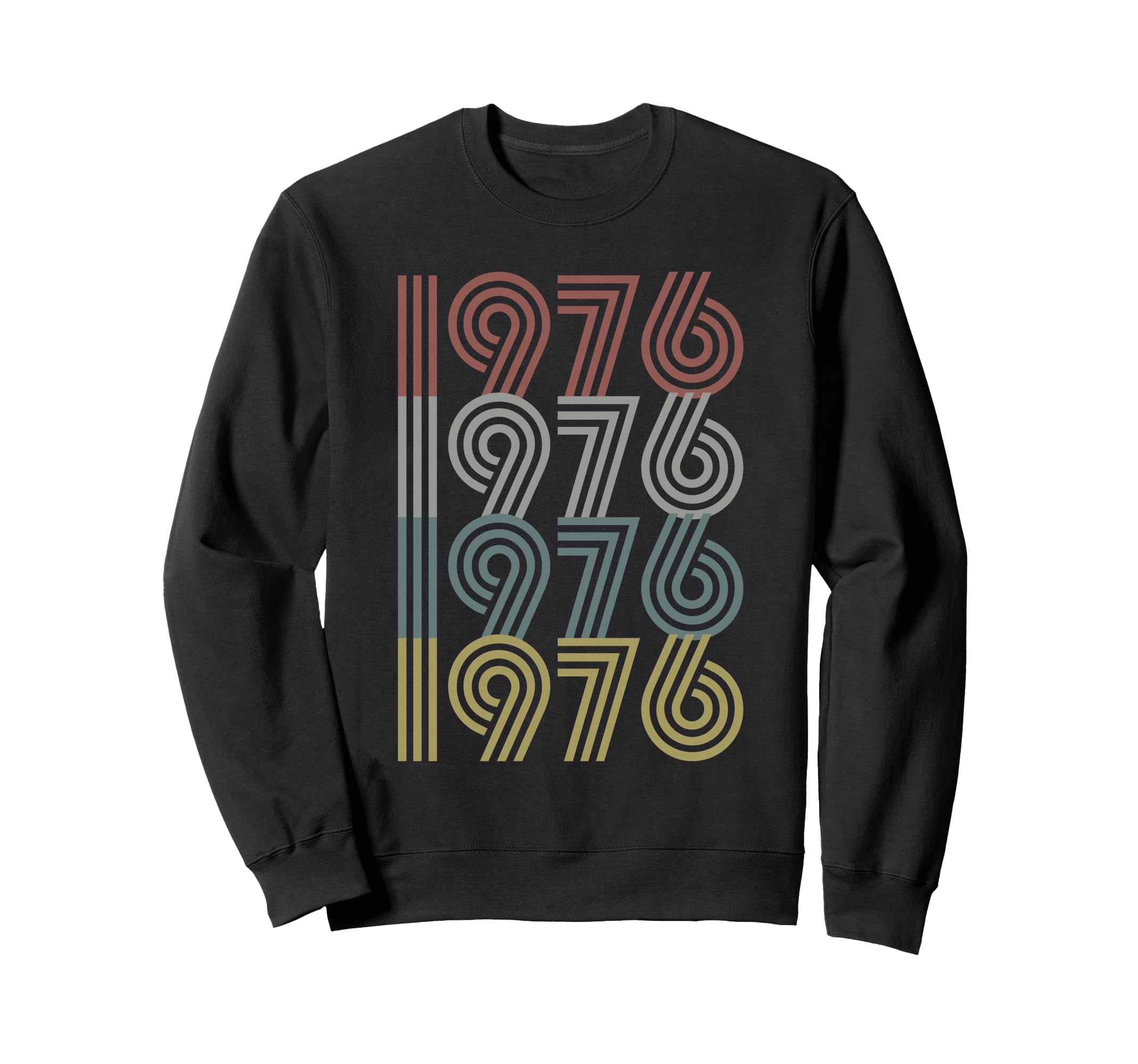 1976 Birth Year Milestone Birthday Sweatshirt - Minimalist Print for Adults - T-Shirt, Sweatshirt, Hoodie