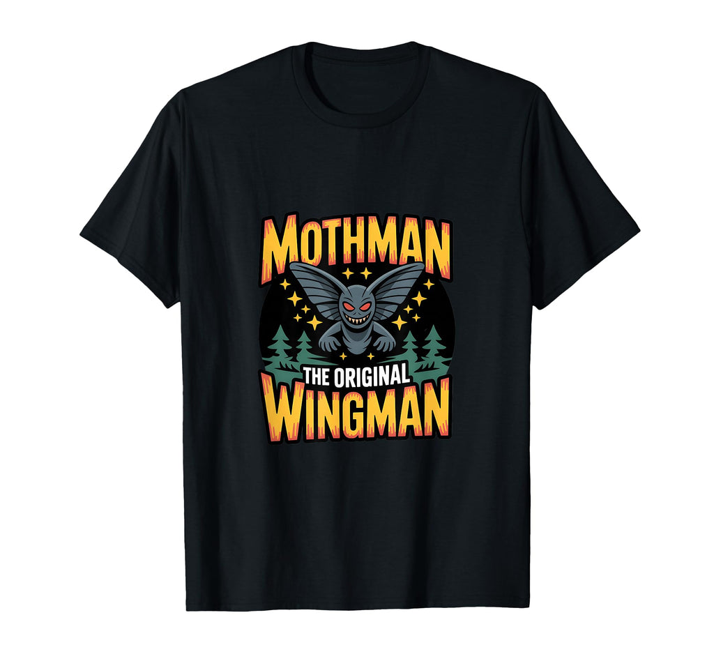Moth Mann Cryptid Anti Social T-Shirt - Minimalist Print Men Women - T-Shirt, Sweatshirt, Hoodie