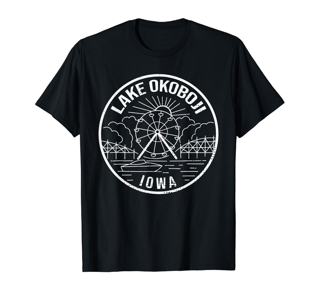 Be Fishing West Okoboji Lake T-Shirt - Aesthetic Graphic Men Women - T-Shirt, Sweatshirt, Hoodie