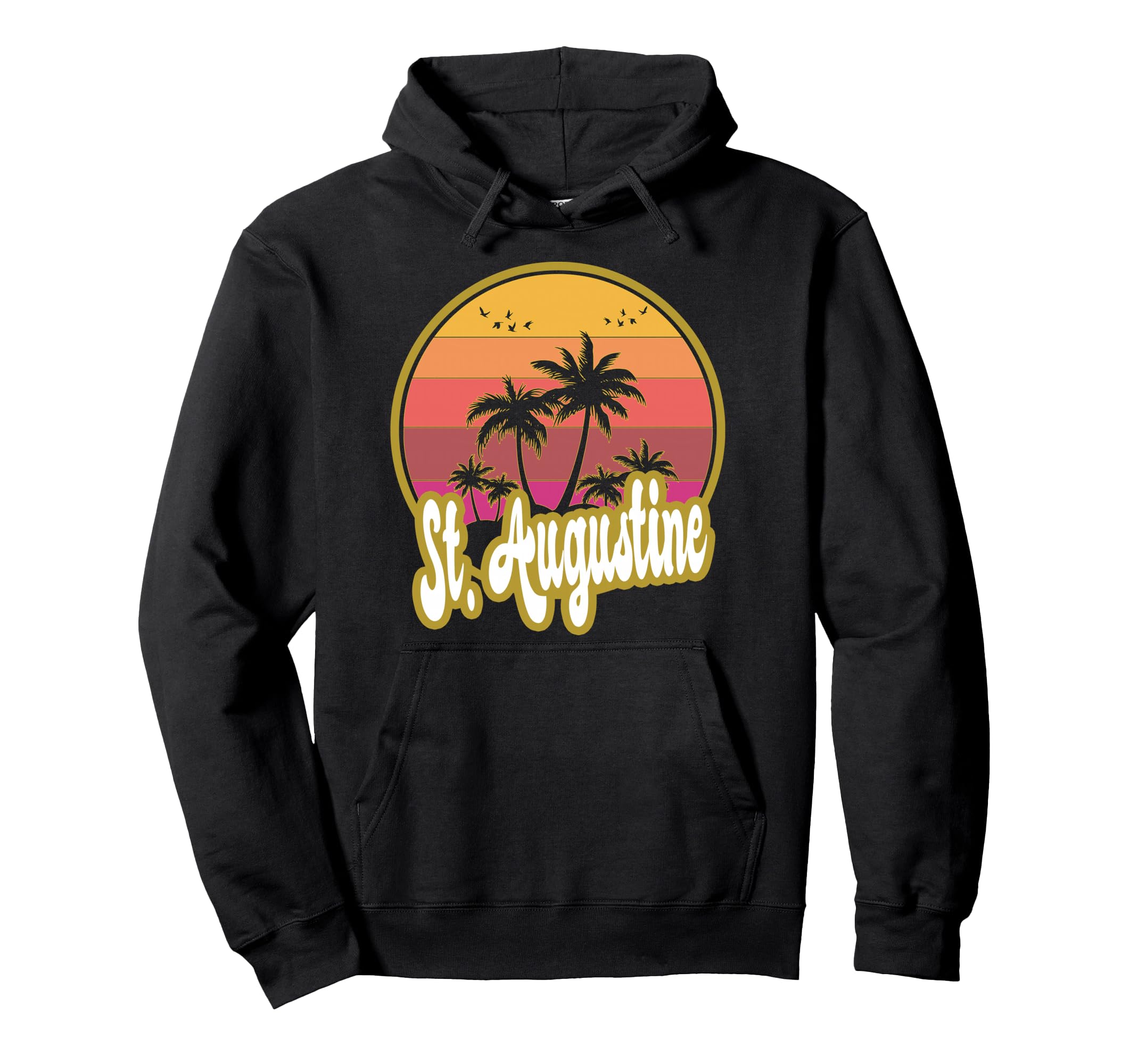 St Augustine Florida Beach Sunset Hoodie - Novelty Apparel Men Women - T-Shirt, Sweatshirt, Hoodie