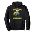 Professional Overthinker Funny Gag Hoodie - Custom Art Print for Adults - T-Shirt, Sweatshirt, Hoodie