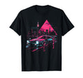 Retrowave City Skyline 1980S 1990S Car T-Shirt - Novelty Apparel Men Women - T-Shirt, Sweatshirt, Hoodie