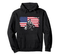 American Flag Motorcycle Motorcycle Hoodie - Trendy Graphic for Adults - T-Shirt, Sweatshirt, Hoodie