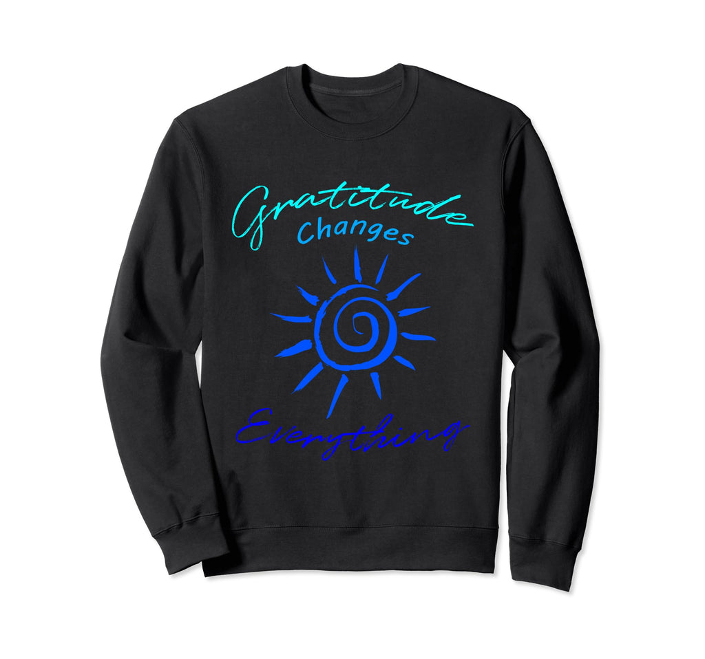 Positive Positivity Gratitude Sweatshirt - Unique Graphic for Adults - T-Shirt, Sweatshirt, Hoodie