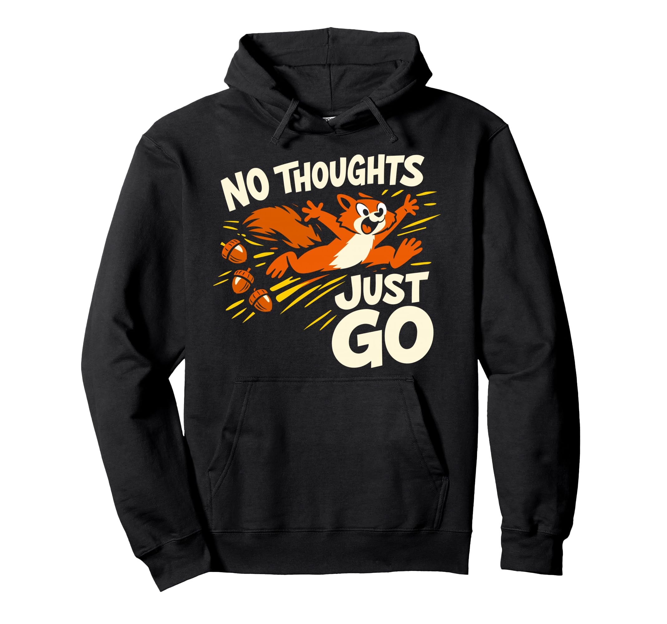 Funny Squirrel Chaotic Energy Hyperactive Hoodie - Trendy Graphic Unisex - T-Shirt, Sweatshirt, Hoodie