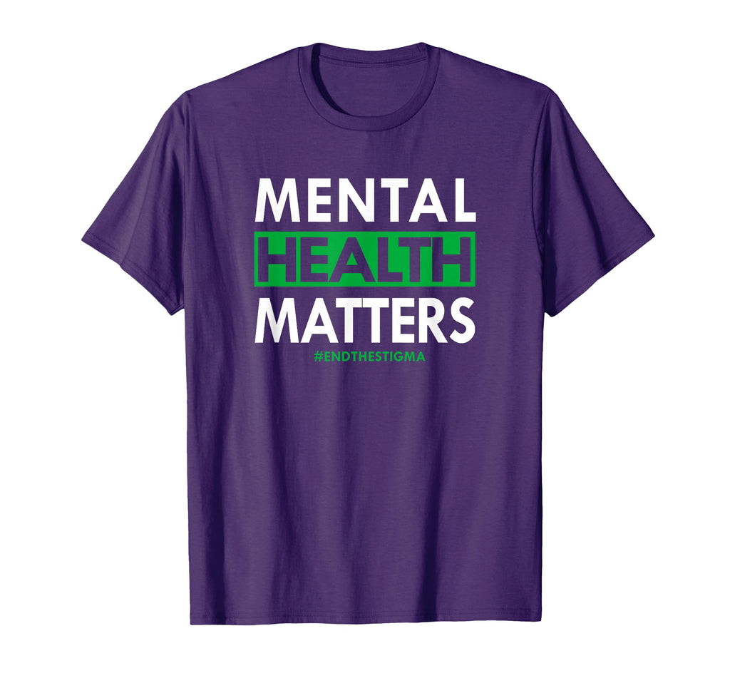 Mental Health Matters End Stigma T-Shirt - Trendy Graphic Men Women - T-Shirt, Sweatshirt, Hoodie
