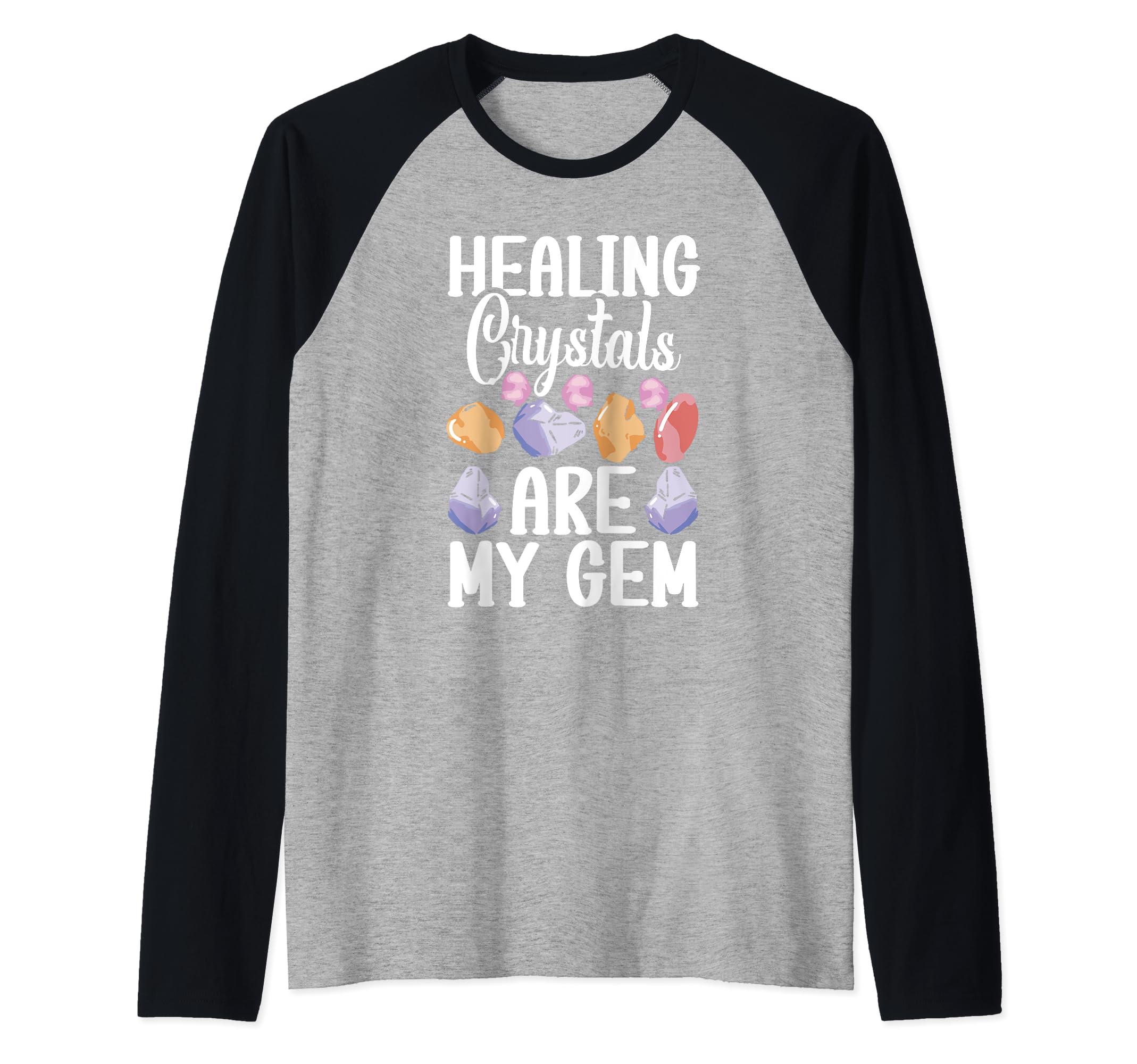 Crystal Healing Sage Crystal Reiki T-Shirt - Trendy Graphic Men Women - T-Shirt, Sweatshirt, Hoodie