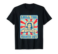 Chill Fourth Out Funny Western 4Th July T-Shirt - Graphic Print for Adults - T-Shirt, Sweatshirt, Hoodie