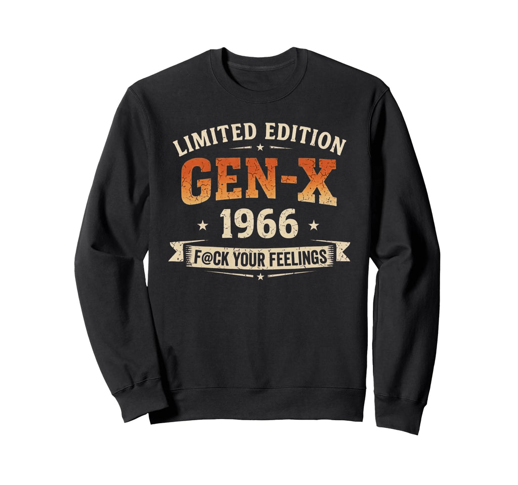 Gen X 1966 Mom Dad Birthday Sweatshirt - Minimalist Print Unisex - T-Shirt, Sweatshirt, Hoodie