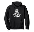 Meditating Figure Artistic Meditation Hoodie - Unique Graphic for Adults - T-Shirt, Sweatshirt, Hoodie