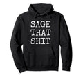 Funny Spiritual Sage Witchy Crystals Hoodie - Minimalist Print for Adults - T-Shirt, Sweatshirt, Hoodie
