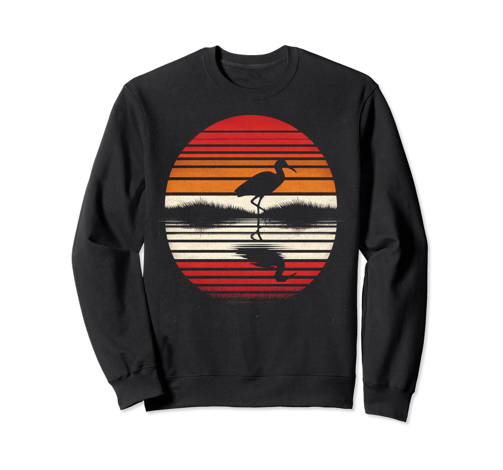 Rail Bird Sunset Safari 70S Sweatshirt - Custom Art Print for Adults - T-Shirt, Sweatshirt, Hoodie