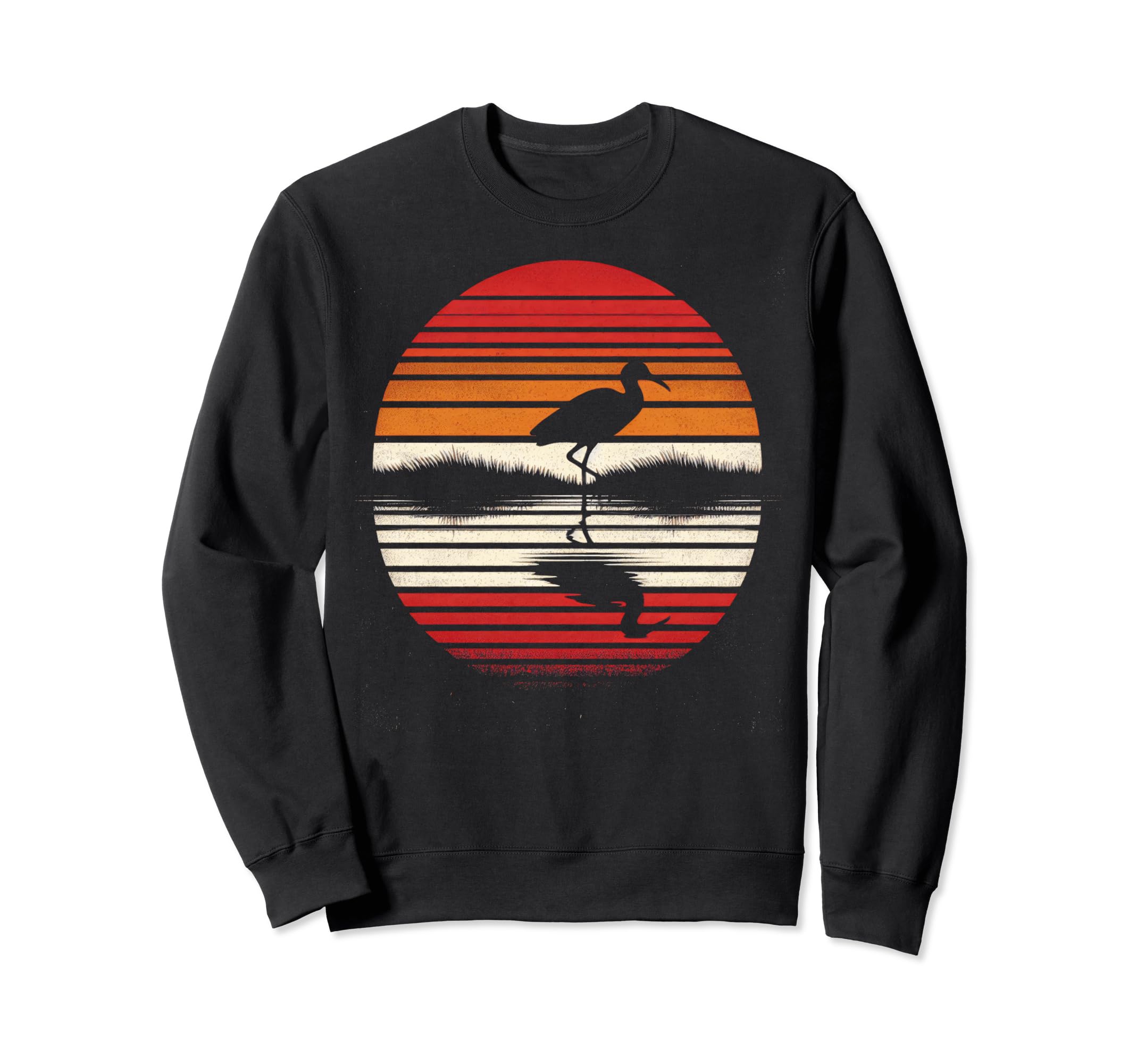 Rail Bird Sunset Safari 70S Sweatshirt - Custom Art Print for Adults - T-Shirt, Sweatshirt, Hoodie