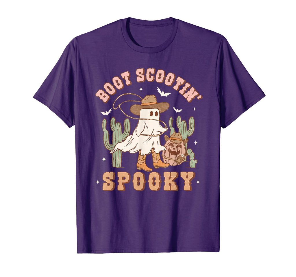 Halloween Cowgirl Ghost Western T-Shirt - Aesthetic Graphic for Adults - T-Shirt, Sweatshirt, Hoodie