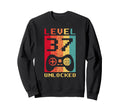 Level 37 Unlocked Gamer Controller Sweatshirt - Novelty Apparel Men Women - T-Shirt, Sweatshirt, Hoodie