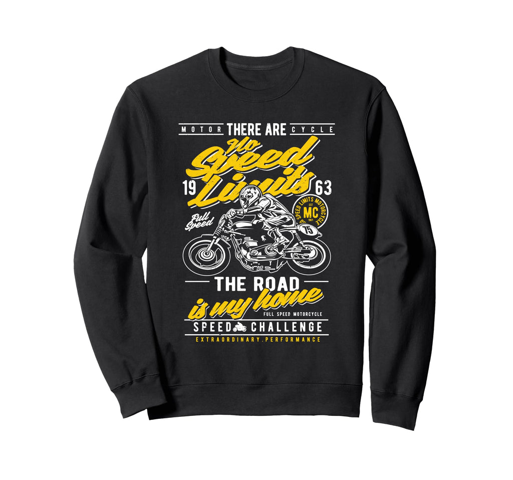 Motorcycle Race Sweatshirt - Graphic Print for Adults - T-Shirt, Sweatshirt, Hoodie