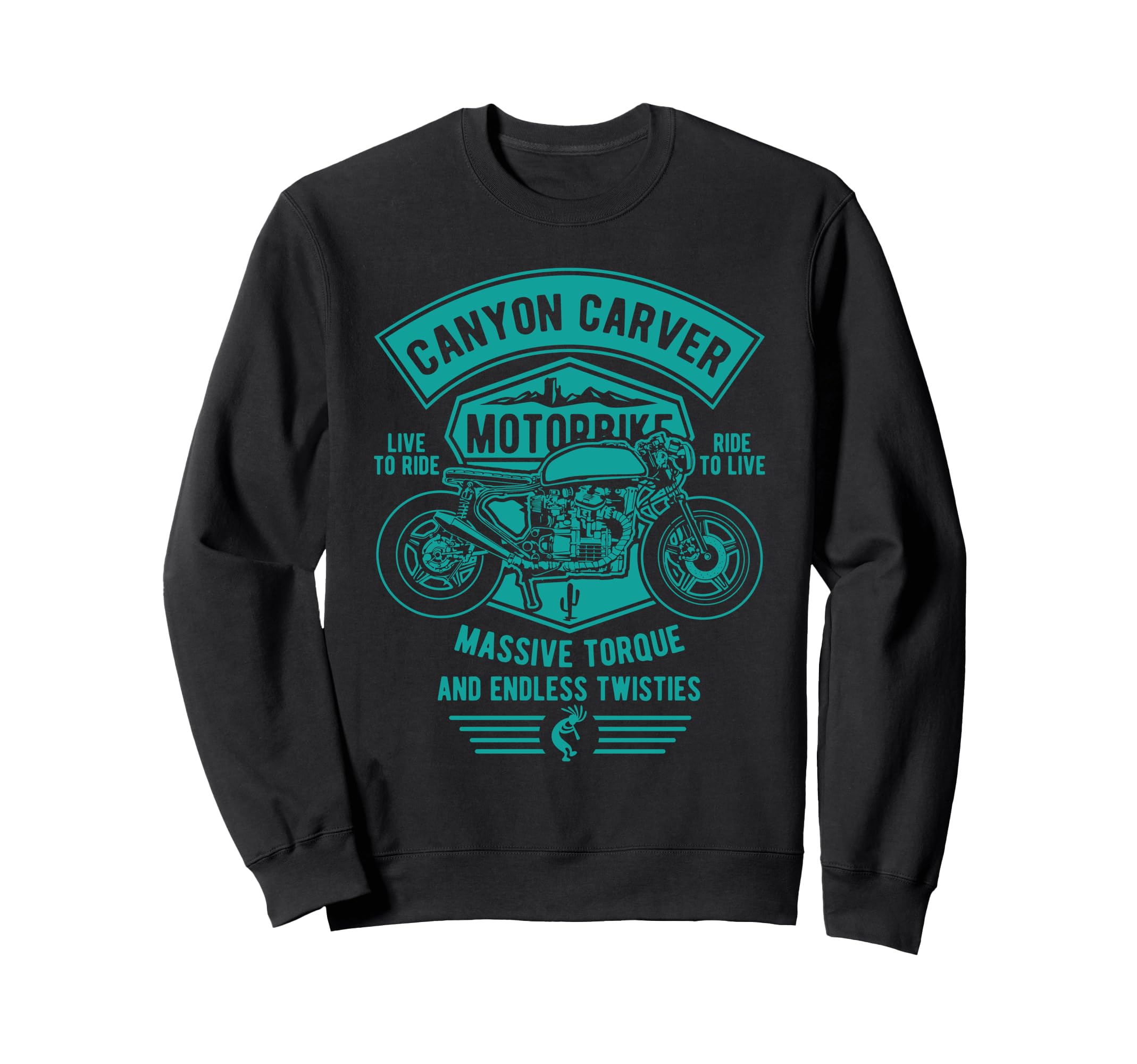 Canyon Carver Motorcycle Sweatshirt - Unique Graphic Men Women - T-Shirt, Sweatshirt, Hoodie