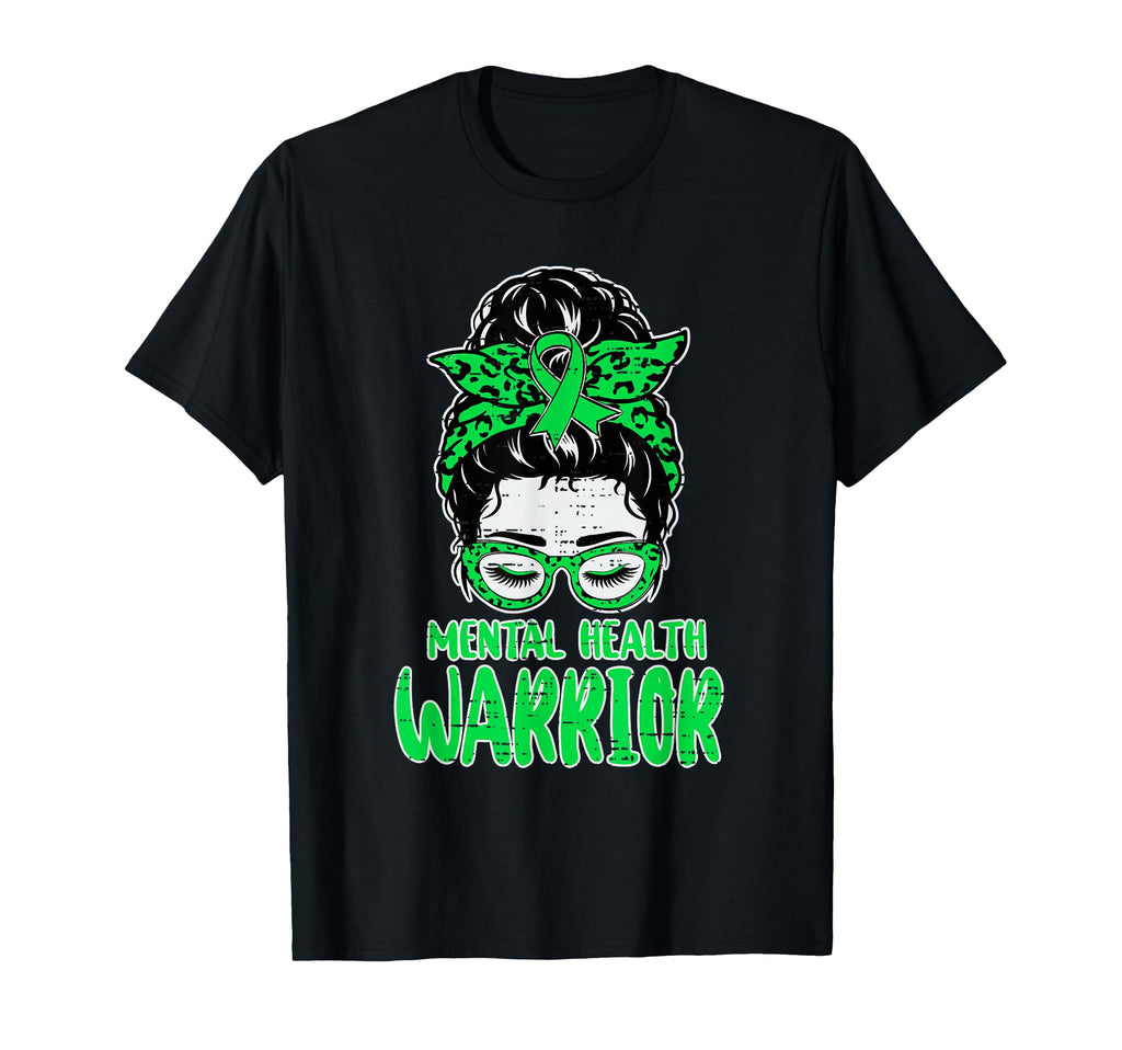 Mental Health Warrior Awareness T-Shirt - Fun Novelty Design Men Women - T-Shirt, Sweatshirt, Hoodie