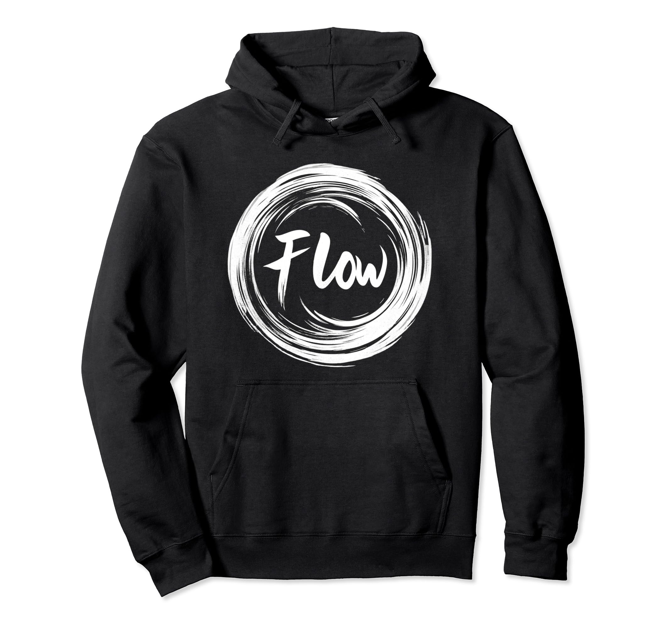 Zen Circle Flow Mindful Meditation Yogi Hoodie - Graphic Print for Adults - T-Shirt, Sweatshirt, Hoodie