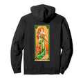 Spring Time Blonde Green Dress Art Hoodie - Custom Art Print for Adults - T-Shirt, Sweatshirt, Hoodie