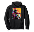 Sloth Motorcycle Hoodie - Minimalist Print Unisex - T-Shirt, Sweatshirt, Hoodie