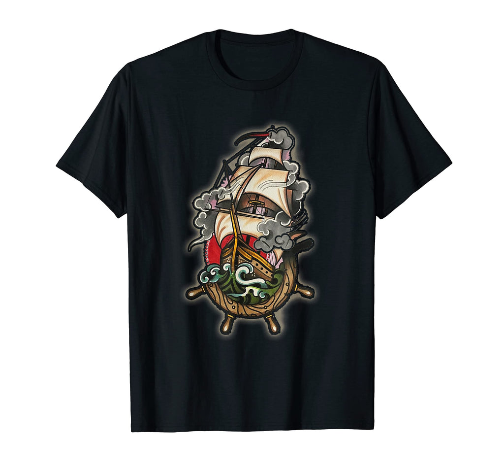 Old School American Traditional T-Shirt - Minimalist Print for Adults - T-Shirt, Sweatshirt, Hoodie