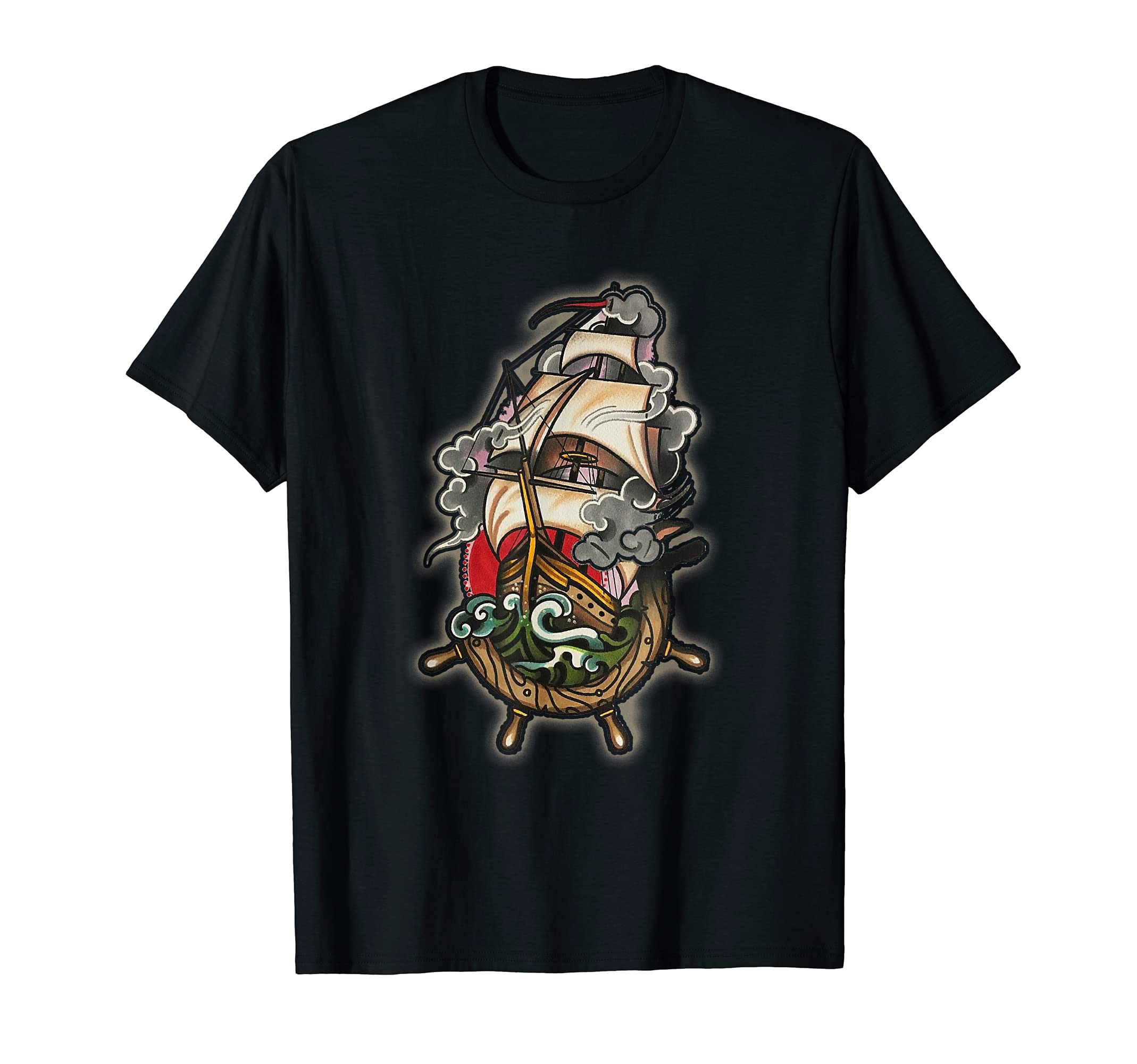 Old School American Traditional T-Shirt - Minimalist Print for Adults - T-Shirt, Sweatshirt, Hoodie