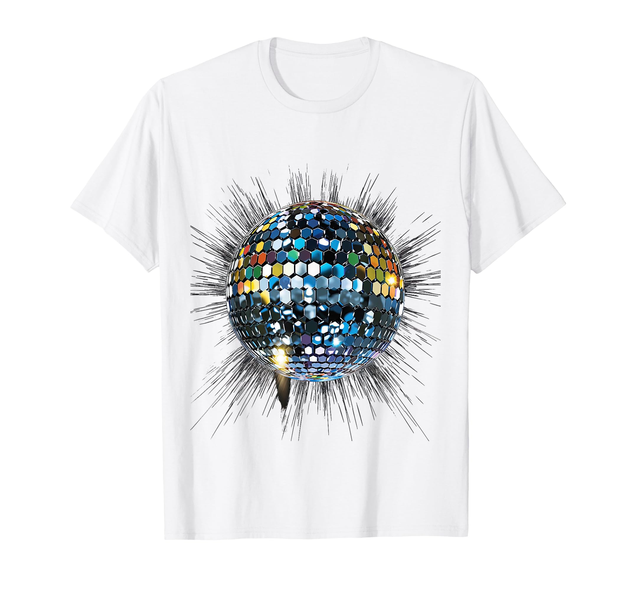 Disco Ball House Discoball Party T-Shirt - Unique Graphic Men Women - T-Shirt, Sweatshirt, Hoodie