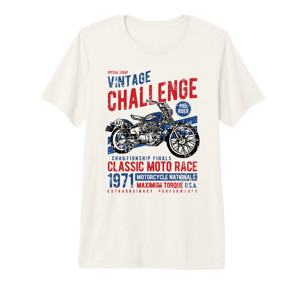 Challenge Motorcycle Race Distressed T-Shirt - Trendy Graphic for Adults - T-Shirt, Sweatshirt, Hoodie