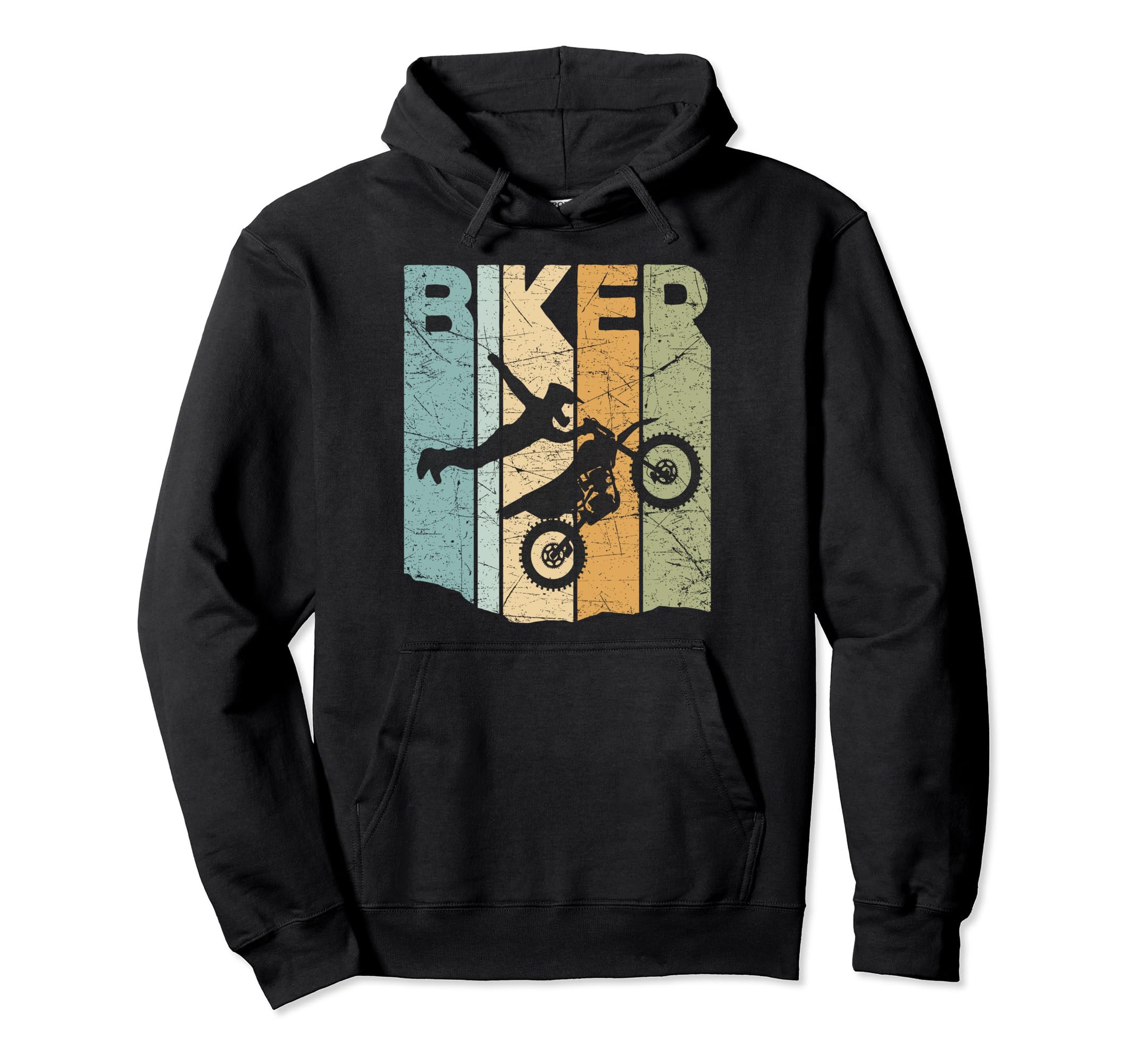 Motocross Biker Off Road Bike Rider Hoodie - Trendy Graphic Men Women - T-Shirt, Sweatshirt, Hoodie