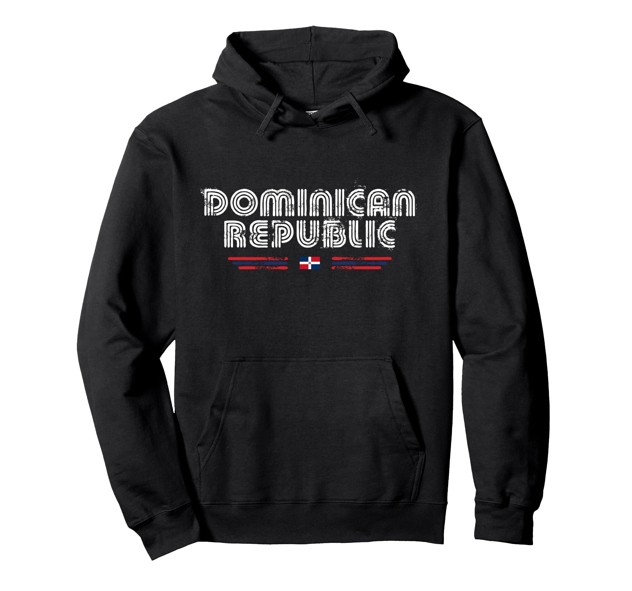 Dominican Republic 70S 80S Type Hoodie - Casual Everyday Wear Men Women - T-Shirt, Sweatshirt, Hoodie