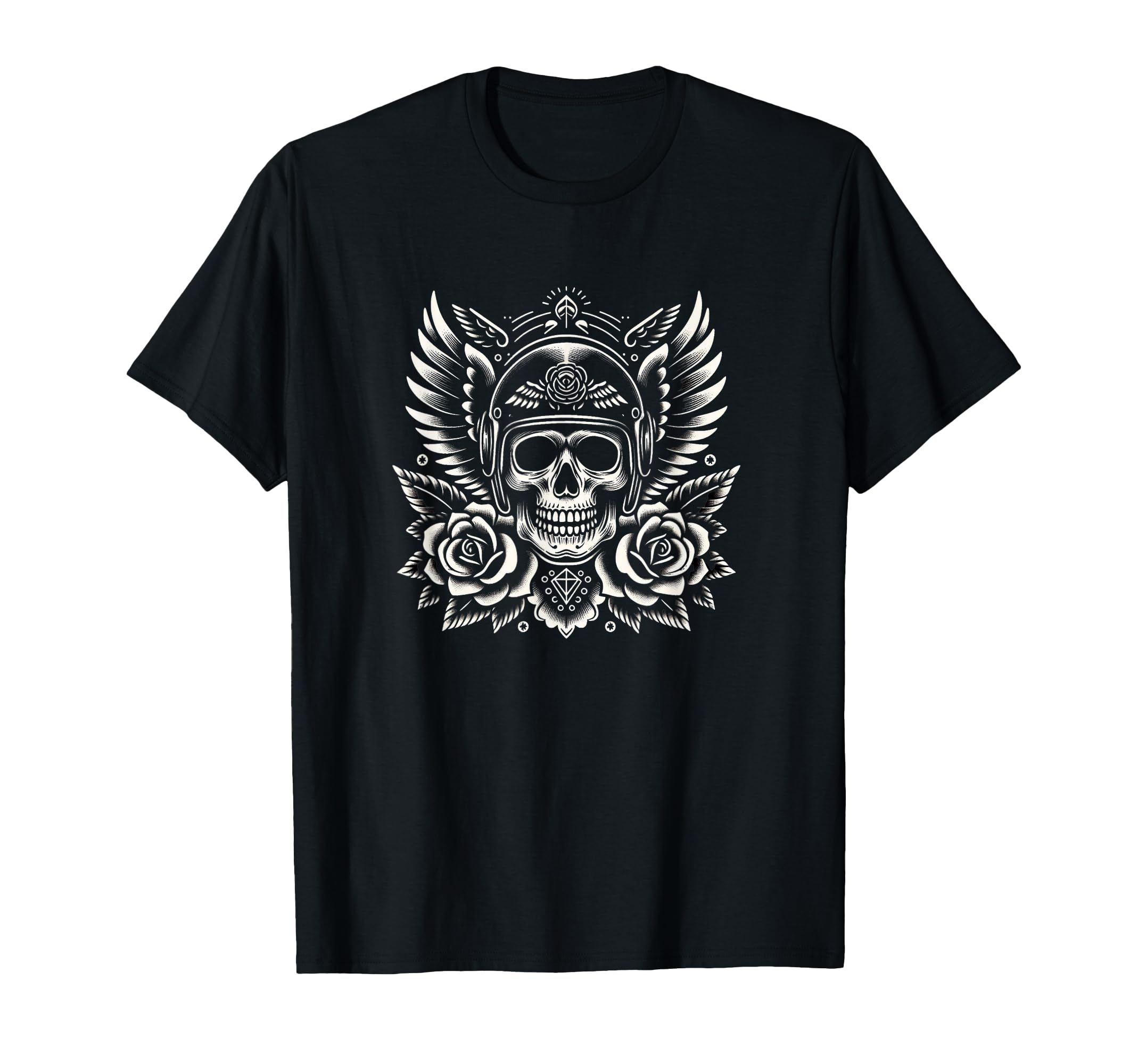 Biker Motorcycle Skull Legend T-Shirt - Graphic Print Men Women - T-Shirt, Sweatshirt, Hoodie