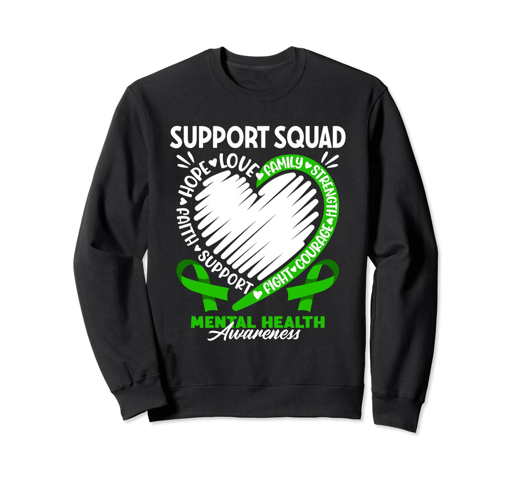 Support Awareness Squad I Sweatshirt - Fun Novelty Design for Adults - T-Shirt, Sweatshirt, Hoodie