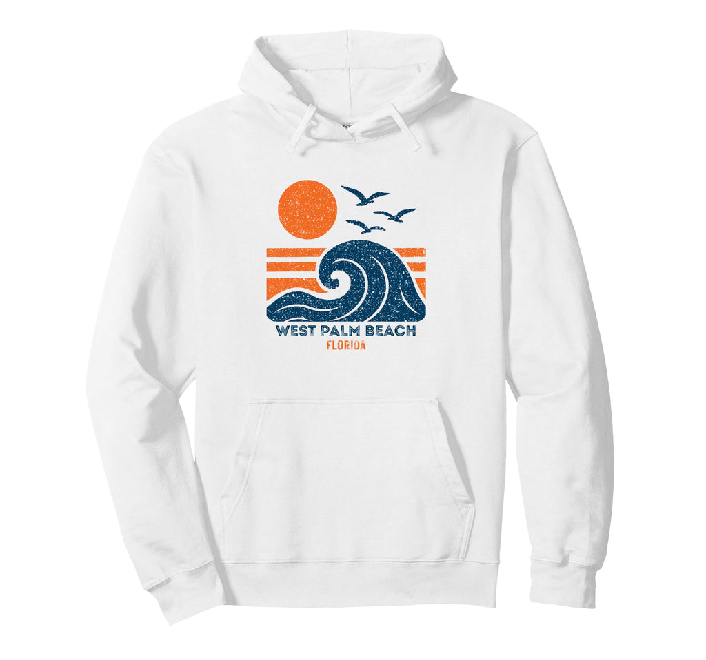 West Palm Beach Florida Souvenir Vacation Hoodie - Streetwear Style Unisex - T-Shirt, Sweatshirt, Hoodie