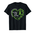 Its Okay To Not Be Okay Green Ribbon T-Shirt - Custom Art Print Unisex - T-Shirt, Sweatshirt, Hoodie