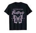 Antisocial Butterfly Introvert Gifts T-Shirt - Streetwear Style Unisex - T-Shirt, Sweatshirt, Hoodie