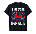American Flag 1968 68 Impala Old T-Shirt - Aesthetic Graphic Men Women - T-Shirt, Sweatshirt, Hoodie