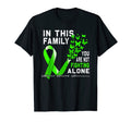 Green Ribbon Butterfly Mental Health T-Shirt - Minimalist Print Unisex - T-Shirt, Sweatshirt, Hoodie