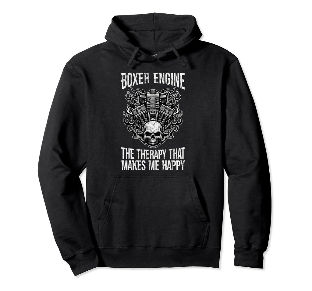Boxer Engine Motorcycle Driver Series Hoodie - Novelty Apparel for Adults - T-Shirt, Sweatshirt, Hoodie